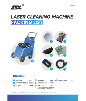 300W Off-Road Pulse Laser Cleaning Machine for Outdoor Field Rust Oil Painting Removal